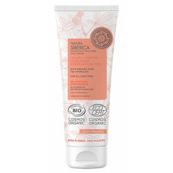 Gel exfoliante facial hialuronico natura siberica