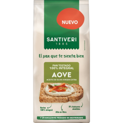 Pan tostado aove 100% integral 200g santiveri