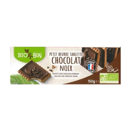 Galletas mantequilla recubierta choco neg bioalbon