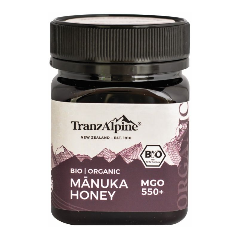Miel manuka mgo 550+ 250g tranzalpine bio