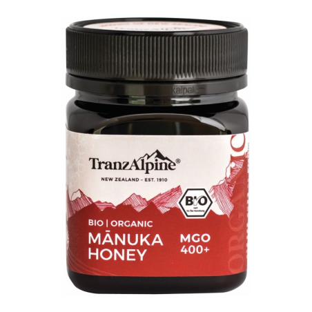 Miel manuka mgo 400+ 250g tranzalpine bio
