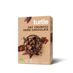 Turtle oat crunchy chocolate negro 250g