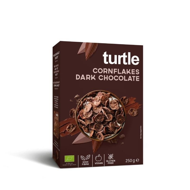 Turtle cornflakes dark chocolate 250g