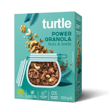 Turtle power granola nueces y semillas 350g
