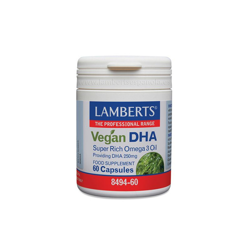 Vegan dha 250mg 60caps. lambers