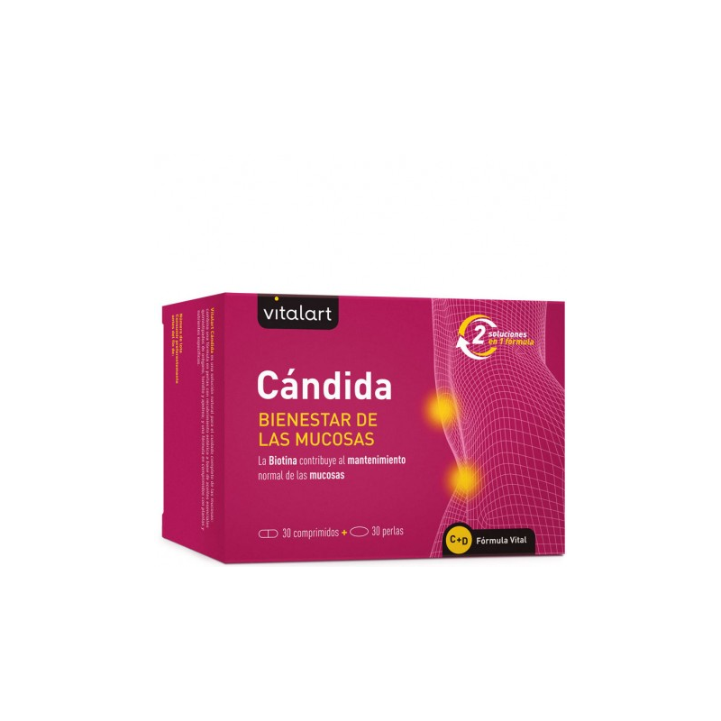 Candida vitalart 30 perlas + 30 cap