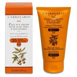 Crema solar facial spf25 75ml l´erbolario