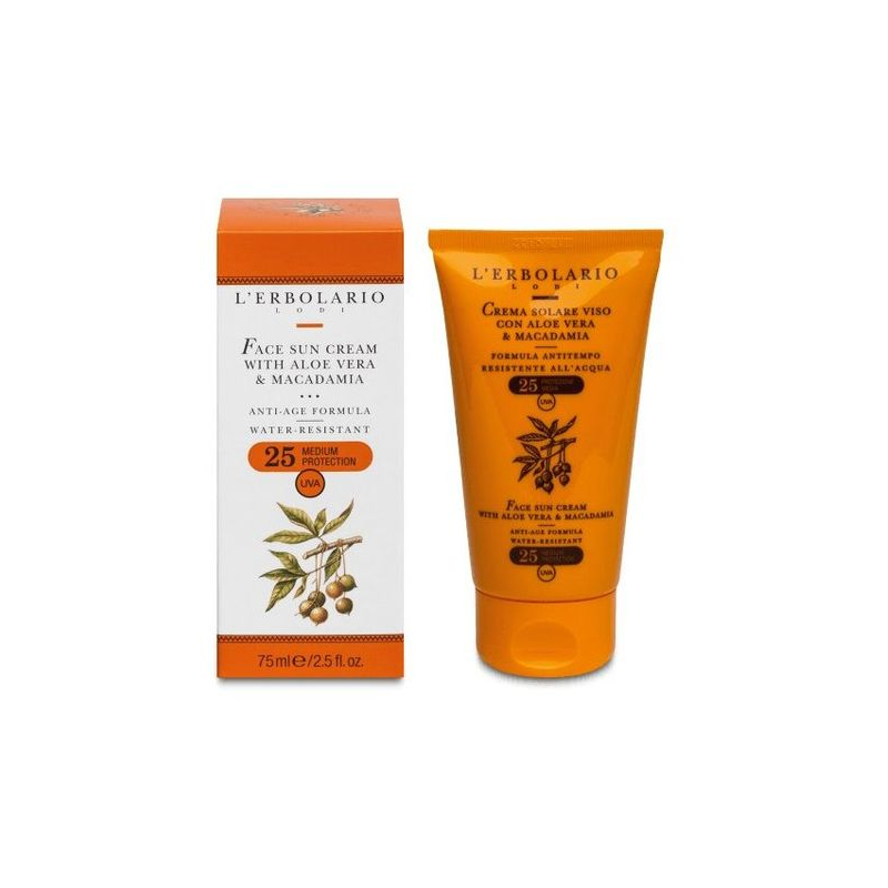 Crema solar facial spf25 75ml l´erbolario