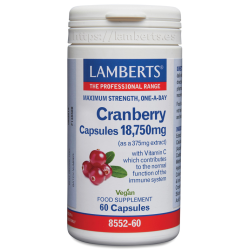 Cranberry 18750mg 60cap arandano rojo lamberts.