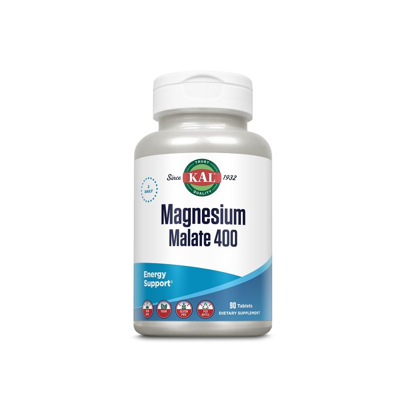 Magnesium malate 400 90 tabletas kal