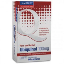 Ubiquinol 100mg 60caps lambers caja