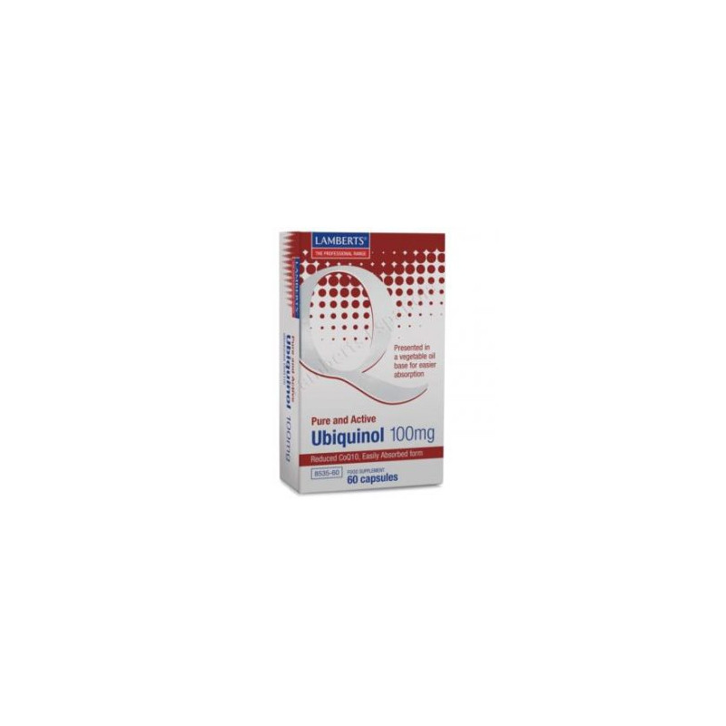 Ubiquinol 100mg 60caps lambers caja