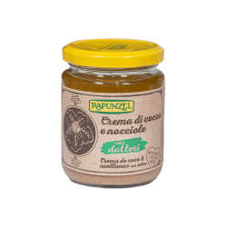 Crema de coco avellanas y datil 250g bio rapunzel