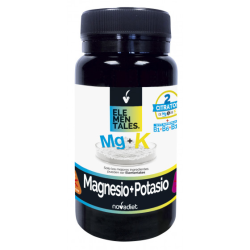 Magnesio + potasio citratos 60comp elementales nov