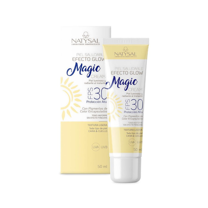 Magic cream efecto glow spf 30 50ml natysal
