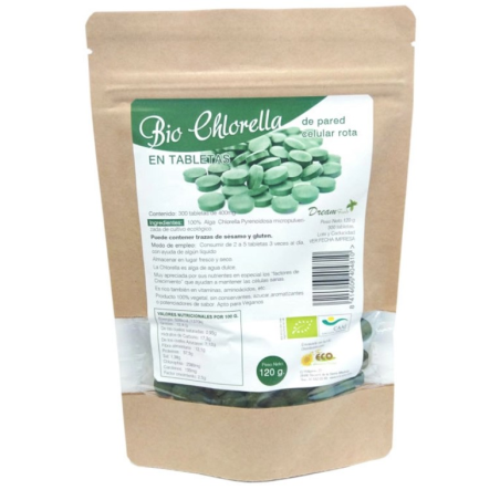 Chlorella bio 300 tabletas ok eco dreamfoods