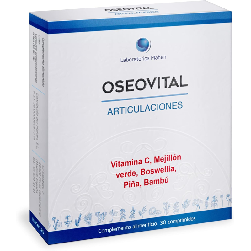 Oseovital articulaciones 30 comp mahen