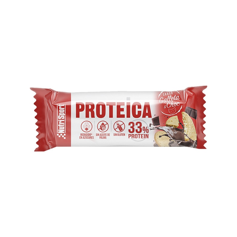 Barritas proteicas galleta choco nutrisport