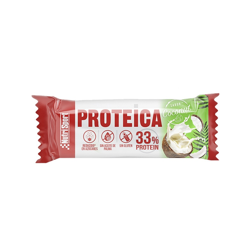 Barritas proteicas coco nutrisport