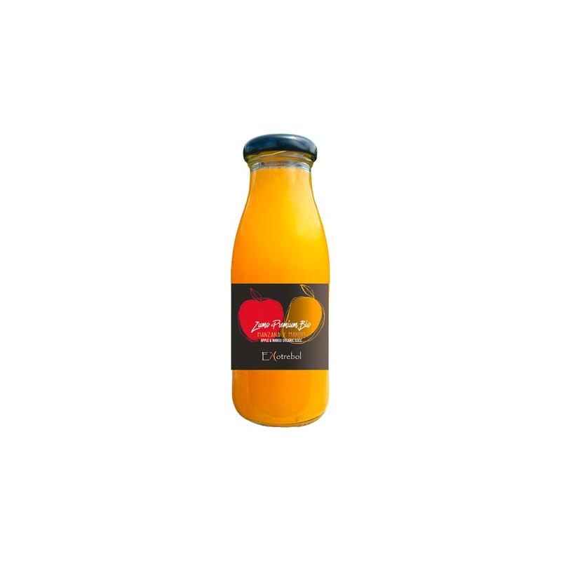 Zumo manzana y mango premium bio ekotrebol 250ml