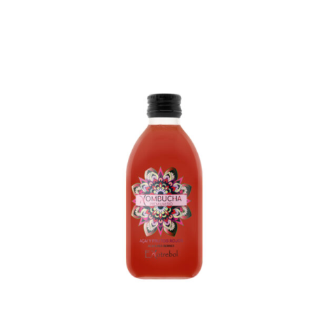 Kombucha acai y frutos rojos premium bio ekotrebol