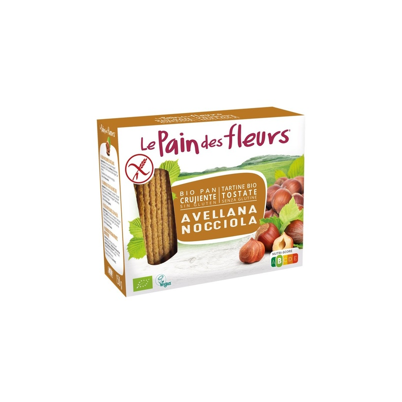 Pan flores avellana 150g