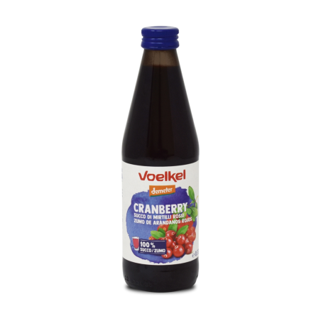 Zumo arandanos rojos bio voelkel 330 ml