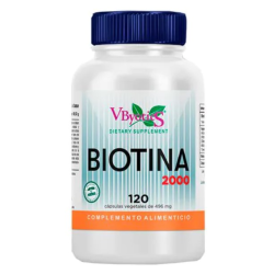 Biotina 2000 120 capsulas vbyotics
