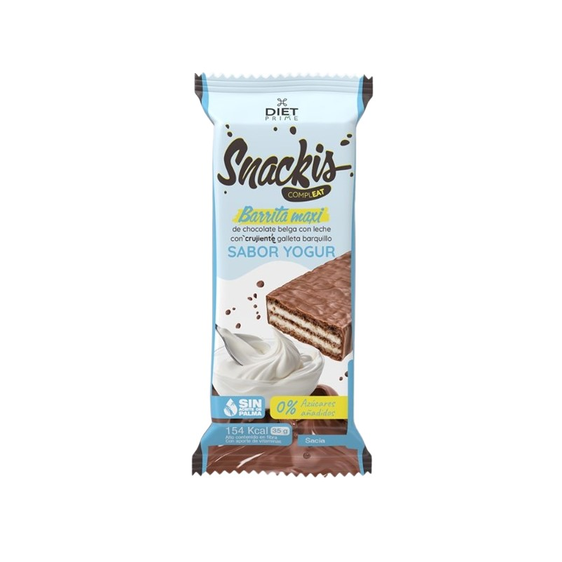 Snackis compleat barrita maxi choco leche yogur