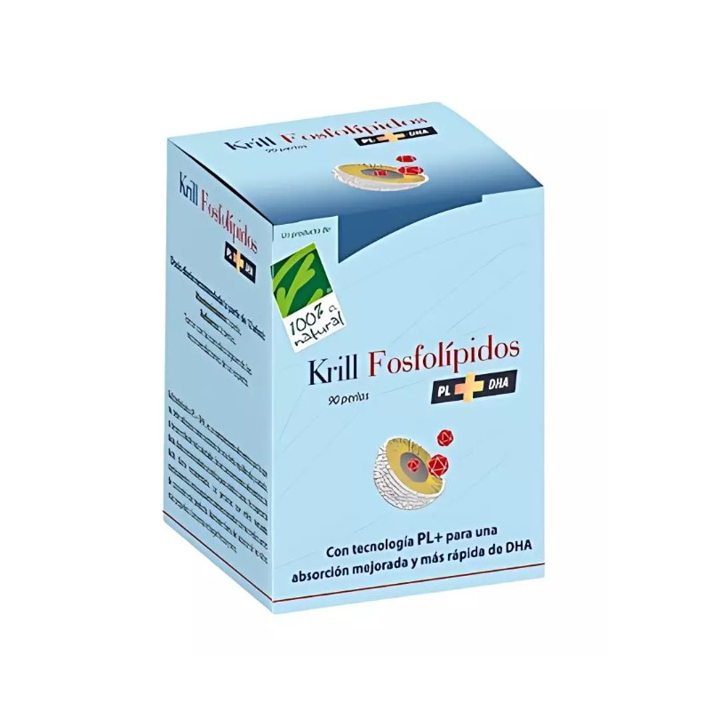 Krill fosfolipidos pl+dha 90p 100% natural