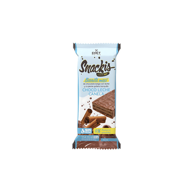 Snackis compleat barrita maxi choco leche canela