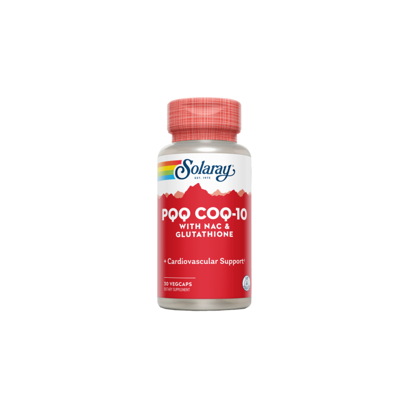 Pqq + coq-10 + nac + glutation 30 vegcaps solaray