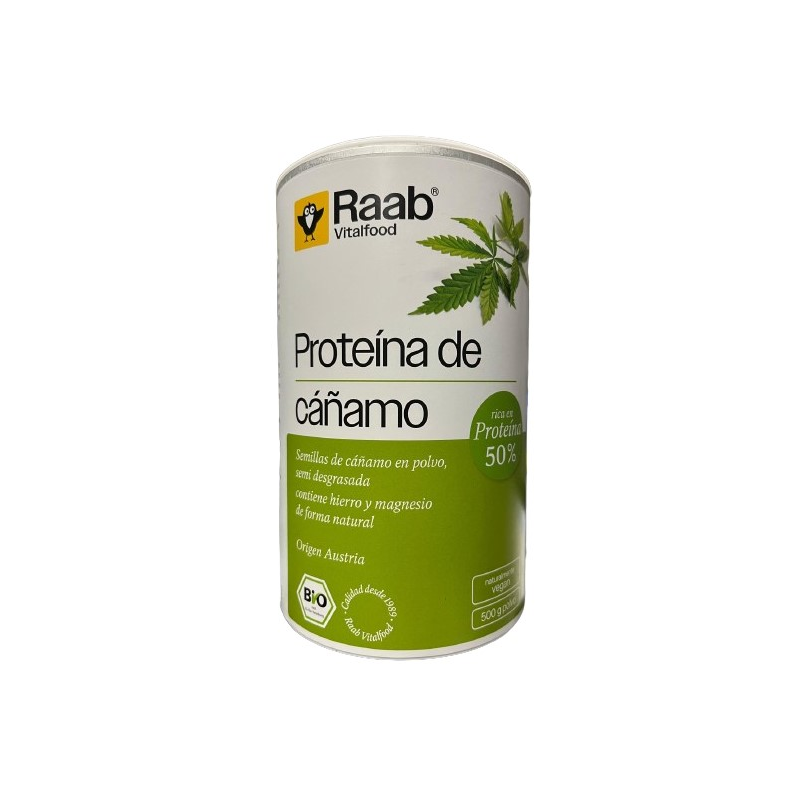 Proteina de cañamo 500 g bio raab vitalfood