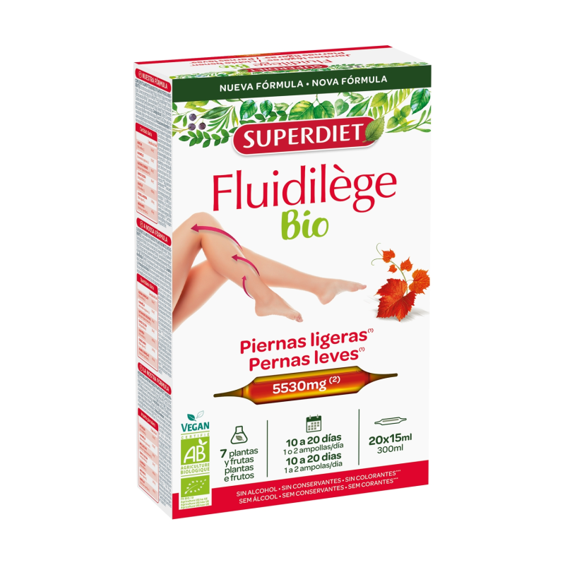 Fluidilege bio 20 amp + 50% superdiet