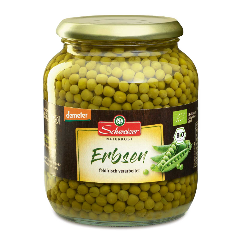 Guisantes demeter 370g schweizer