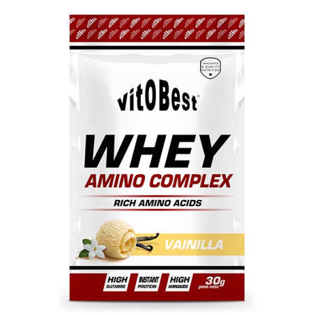 Whey amino complex vainilla 15 sobres 30g vitobes