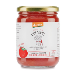 Tomate entero pelado bio cal valls 400g