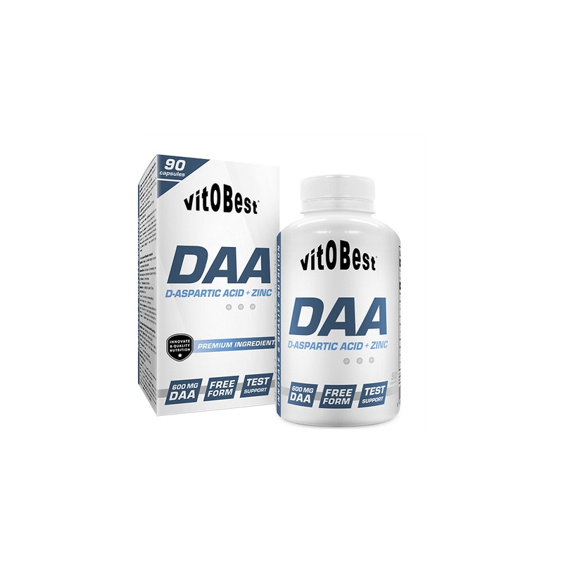 Daa acido d-aspartico + zinc 90cap vitobest