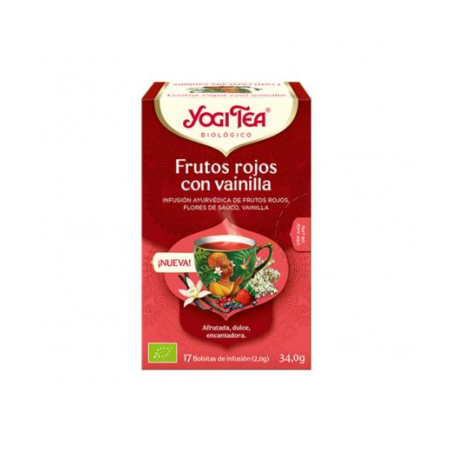 Yogi tea frutos rojos con vainilla 17f