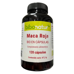 Maca roja bio 120 capsulas bibonatur