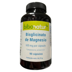 Bisglicinato de magnesio 600mg 90cap bibonatur