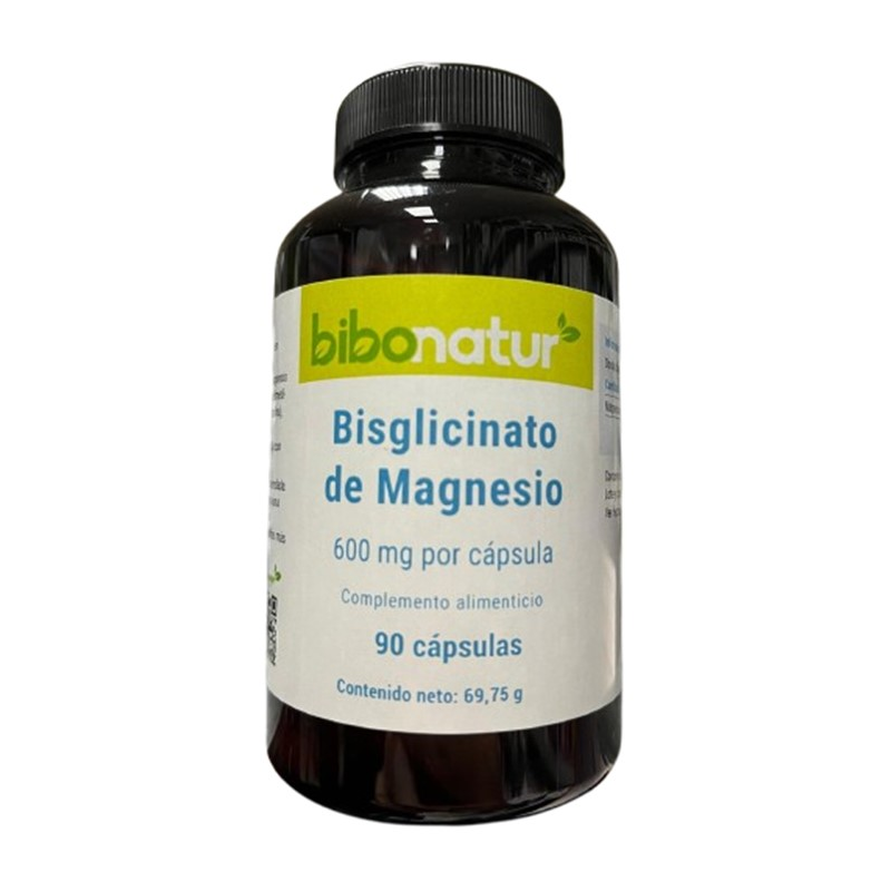 Bisglicinato de magnesio 600mg 90cap bibonatur
