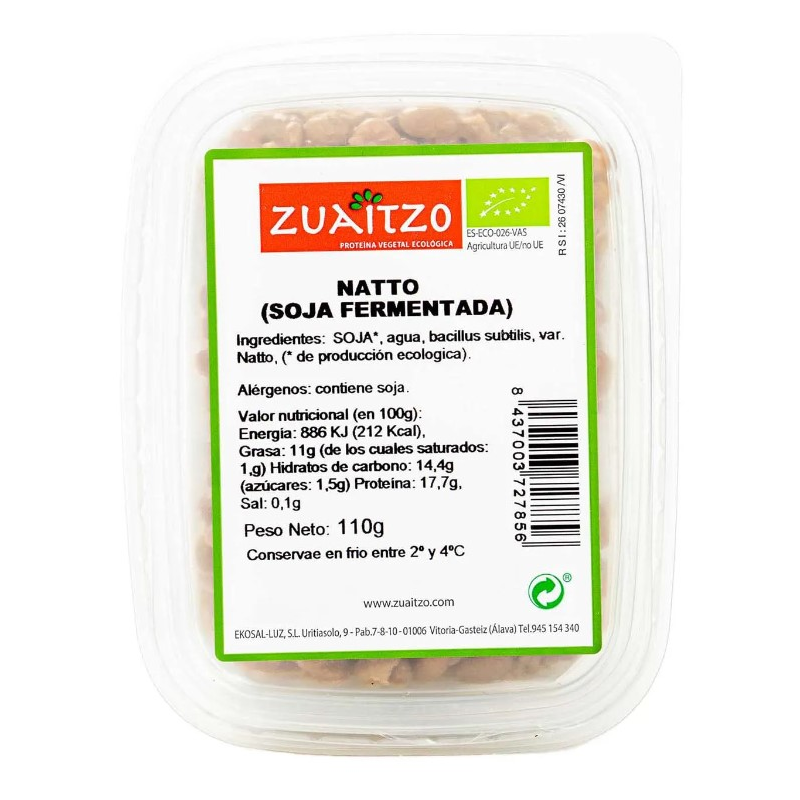 Natto soja fermentada zuaitzo eco 110g