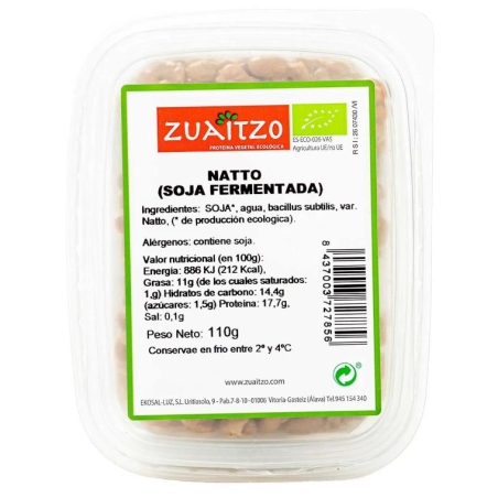 Natto soja fermentada zuaitzo eco 110g