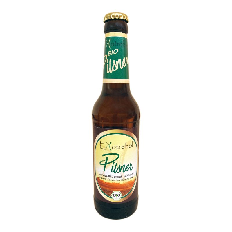 Cerveza pilsner ekotrebol bio 33cl