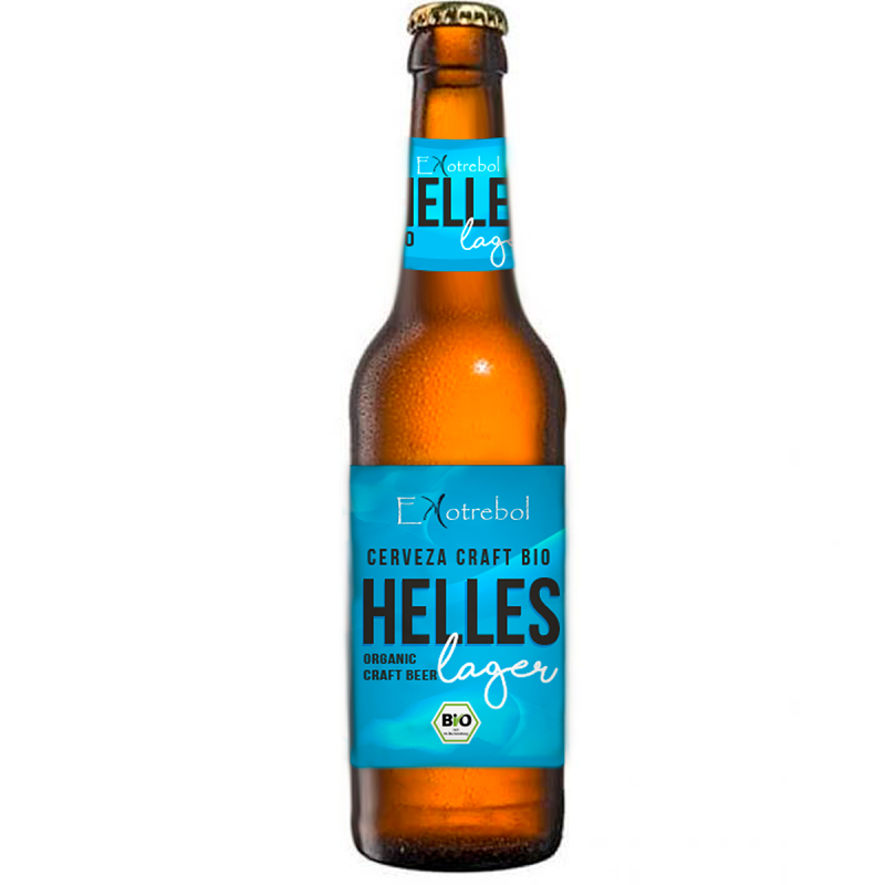 Cerveza helles lager bio ekotrebol 33cl