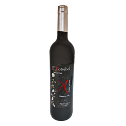 Vino tinto tempranillo penedes eco ekotrebol 75cl