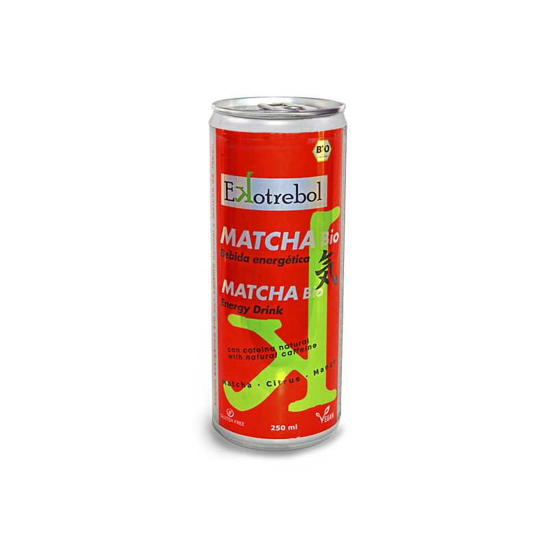 Bebida energetica matcha bio ekotrebol 250ml