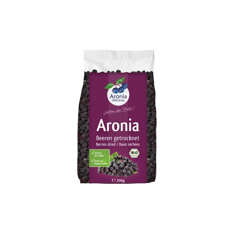 Bayas de aronia deshidratadas bio 200g ekotrebol