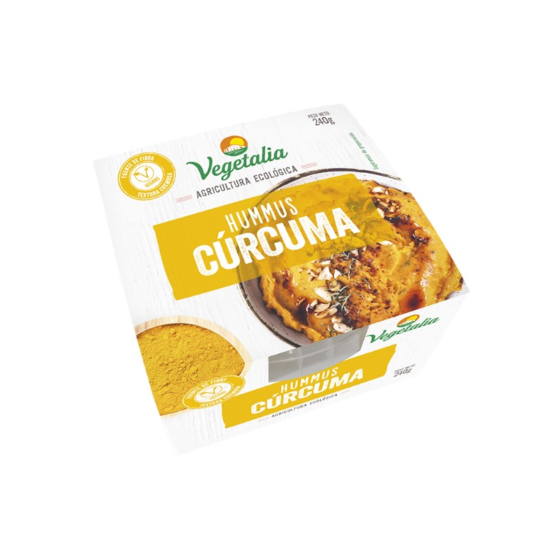 Hummus curcuma fresco vegetalia bio 220g